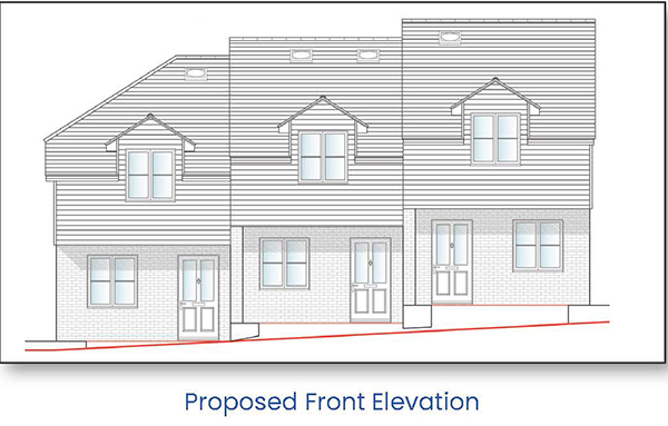 Lot: 53 - SITE WITH PERMISSION FOR THREE HOUSES -